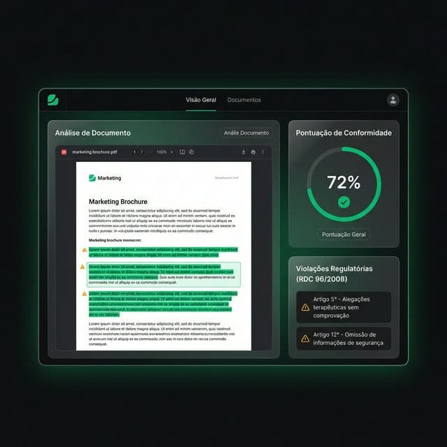 MedSafe AI - Auditoria de compliance regulatório